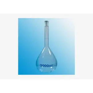 Volumetric Flasks, 5000 ml, NS 34, Grade A., with ISO Lot Certificate