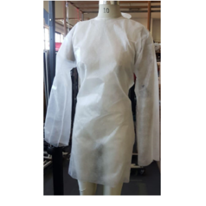 25Gsm Long Sleeve Spun-Bond Aprons – Min 500 Units