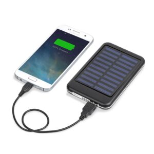 5000mAh Solar Power Bank – Rechargeable by USB or Solar Power