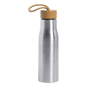 600ml Cork & Stainless Steel Drink Water Bottle – Eco Friendly