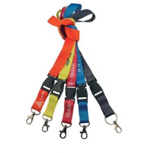 Classic lanyard about 2 cm wide, long version, detachable with k