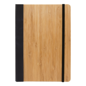 A5 Bamboo Eco Friendly Notebook With Elastic Closure
