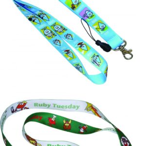 20mm dye sub full + swivel Lanyard – Min Order 100 units