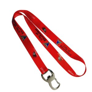 Bottle Opener and holder woven Lanyard – Min Order 100 units
