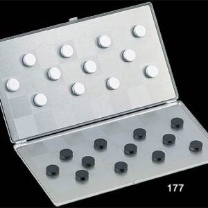 Magnetic Checkers in slimline metal case