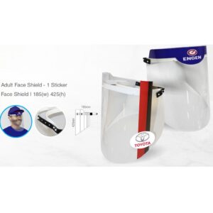 Adults Face Shield With Full Colour Sticker – Min 50 units