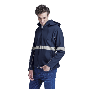 Axis Soft Shell Reflective Safety Jacket – Avail Black or Navy