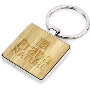 Bamboo Executive Gift – Brandable Square Keyholder