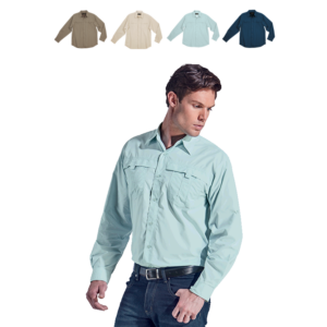 Mens Trail Shirt – 100% Lightweight Nylon Fabric Breathable & Water-Resistant Fabric