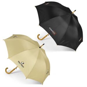 Classic 8 Panel Umbrella With Wooden Hook Handle