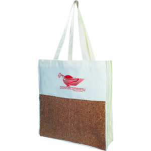 Cork & Cotton Gusset Shopper Tote Bag – Eco Friendly & Locally Manufactured