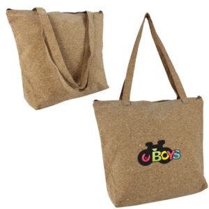 Cork Tote Shopper Bag With Zip – Eco Friendly & Locally Manufactured