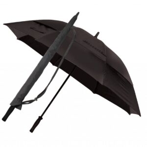 AL. AND BLACK AUTO WINDPROOF UMBRELLA
