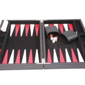 Executive games-backgammon set in pvc attache case