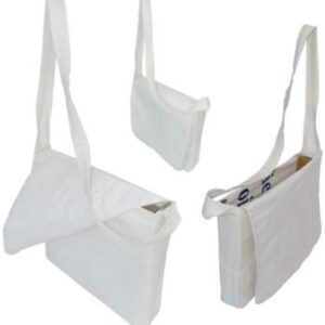 Natural Cotton & Plastic Conference Bag – Size: 350*300*100mm –