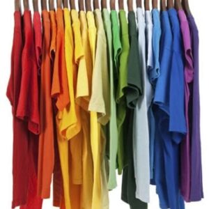 Natural Unprocessed Cotton T-Shirts (Style: Male; Fabric Colour: