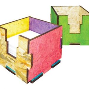Wood Fibre Desktop Cube (100*100*100) – Min Order: 250 units
