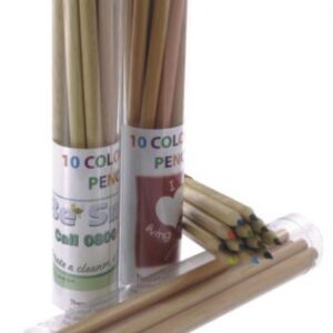 Eco ballpen made of corn derivatives, blue ink.