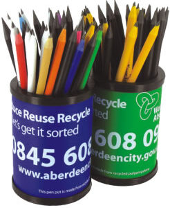 Recycled Drink Bottle Ruler (15cm) Full Colour Front Min Ord