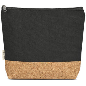 Eco Aware Cotton & Cork Accessory or Toiletry Bag