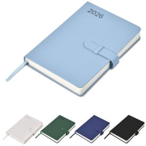 Eco Friendly A5 2026 Diary With FSC Paper, Strap Closure, Pen Loop & Bookmark