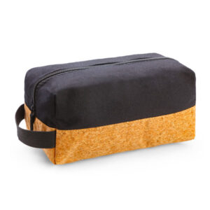 Eco Friendly Cotton & Cork Accessory or Toiletry Bag