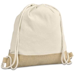 Eco Friendly Cotton & Jute Drawstring Bag