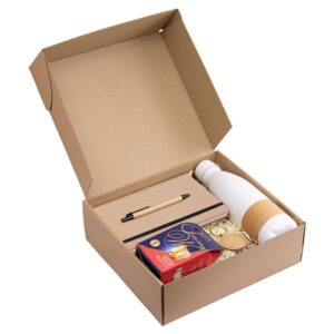 Eco Friendly Office Gift Set Hamper – Notebook, Bottle & Sally Williams