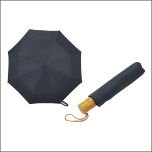 MINI UMBRELLA WITH WOODEN HANDLE