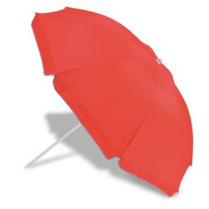 Tilt Head Beach Umbrella – Red