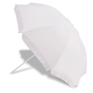 Tilt Head Beach Umbrella – White