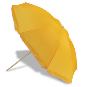 Tilt Head Beach Umbrella – Yellow