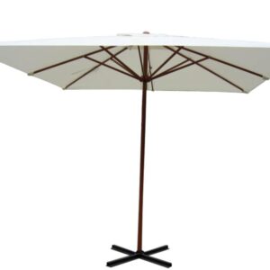 Wooden Patio Umbrella – Avail in: Beige