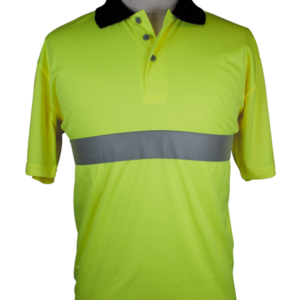 Reflective Golf Shirt – Lime
