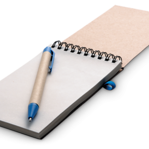 Eco Notepad & Pen – Blue