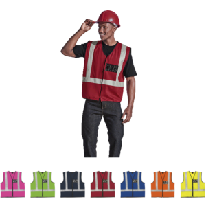 Highway Waistcoat With High Visibility Reflective Tape & ID Pocket – Avail Many Colours