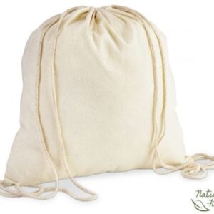 Eco-Cotton Drawstring Bag – Avail in: Natural