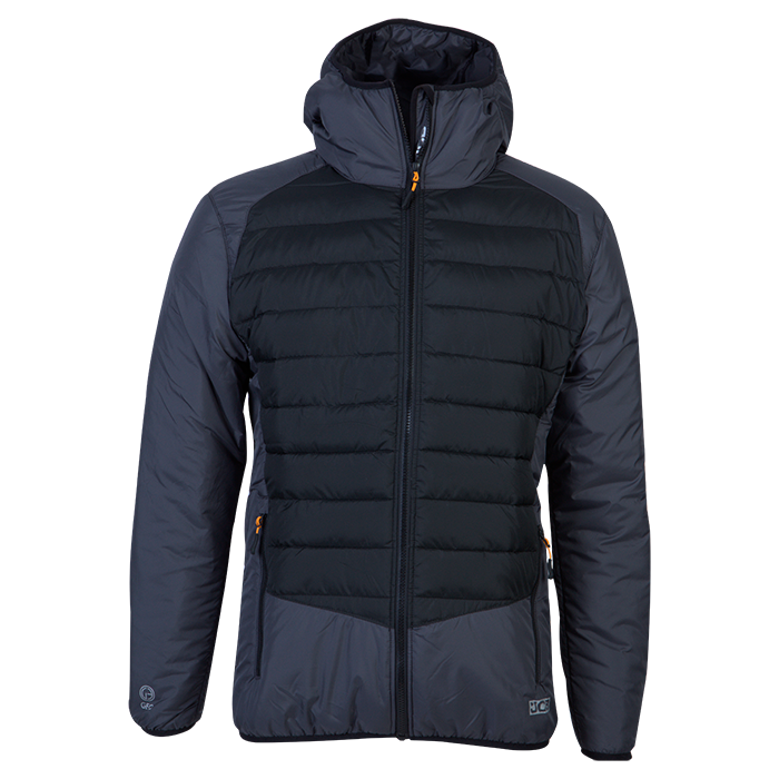 JCB Geotherm Padded Jacket – Padded, Water Resistant with Hood