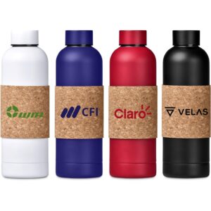 Bermuda Cork & Recycled Stainless Steel Water Bottle – 800ml