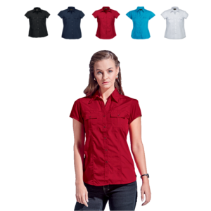 Ladies Mens Heritage Stretch Outdoor Long Sleeve Shirt – Lightweight Comfort Bush Shirt