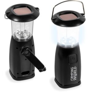 Luminescence Lantern – Recharge via Embedded Solar Panel or Kinetic-Crank