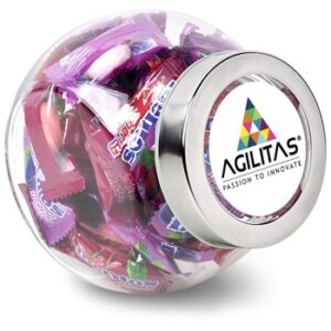 Mentos Classic Glass Candy Jar – Mixed Berry