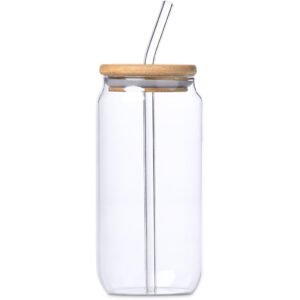 Natsu Glass & Bamboo Tumbler & Straw – 500ml