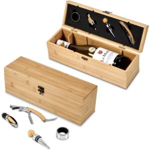Okiyo Eco Friendly Bamboo Wine Set
