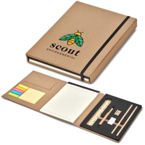Okiyo Eco Friendly Minna Paper Extensive Stationery Set – Great Office Corporate Gift