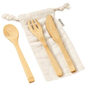 Okiyo Eco Friendly Nakama Bamboo Cutlery Set