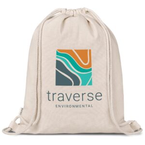 Okiyo Eco Friendly Orei Cotton Drawstring Bag – Eco Corporate Gift