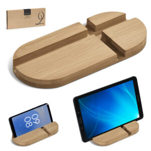 Okiyo Kurosu Bamboo Phone or Ipad Desk Stand