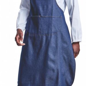 Chef Apron Full Bib Denim Blue