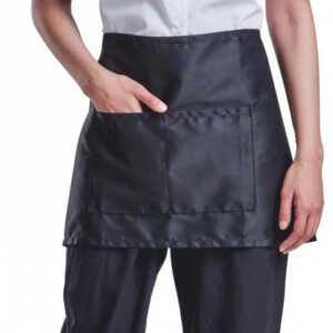 Chef Apron Poly Cotton Chef Bistro Black